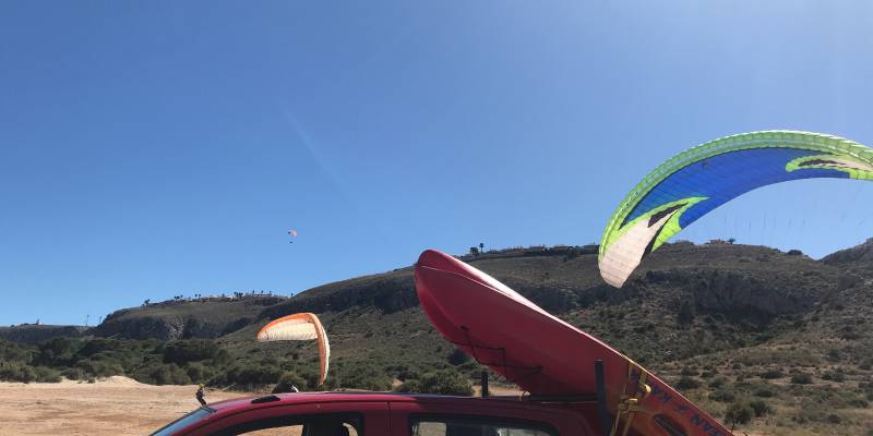 Soaring Santa Pola | Guiding paragliding Alicante