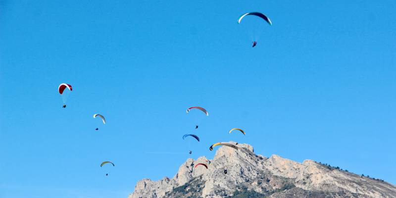 Calpe paragliding