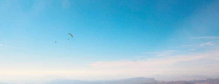 Morocco paragliding