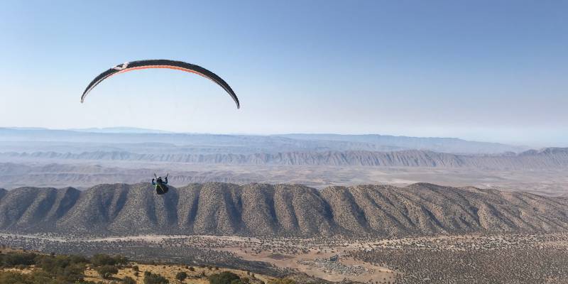 Iran paragliding