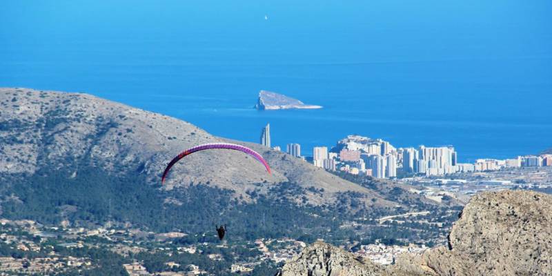 Paragliding Benidorm, activity Benidorm, Alicante paragliding