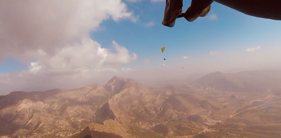Spring  thermals Alicante- Doyouwanna paragliding service